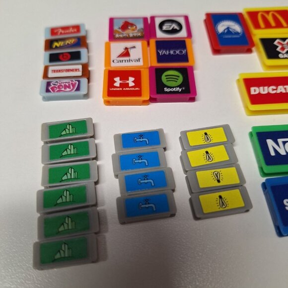 Monopoly Empire 2014 Replacement Property Tokens Tiles Business Office‎ Deeds - Picture 2 of 3